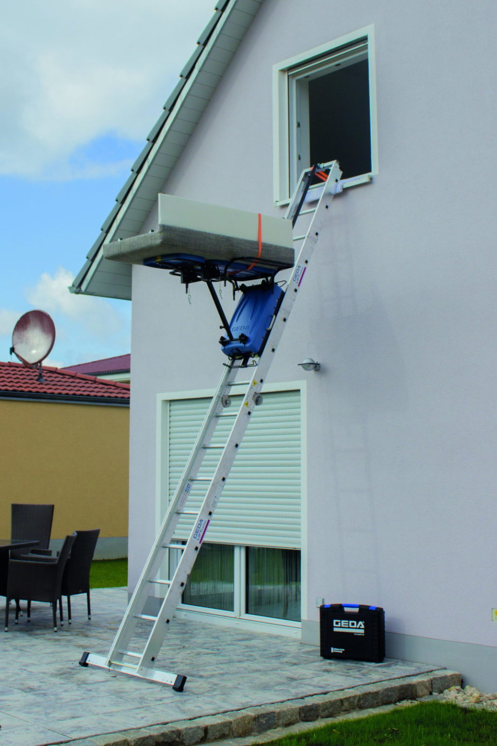 GEDA Accu Ladderlift kopen? HOCAP l Dé webwinkel voor GEDA