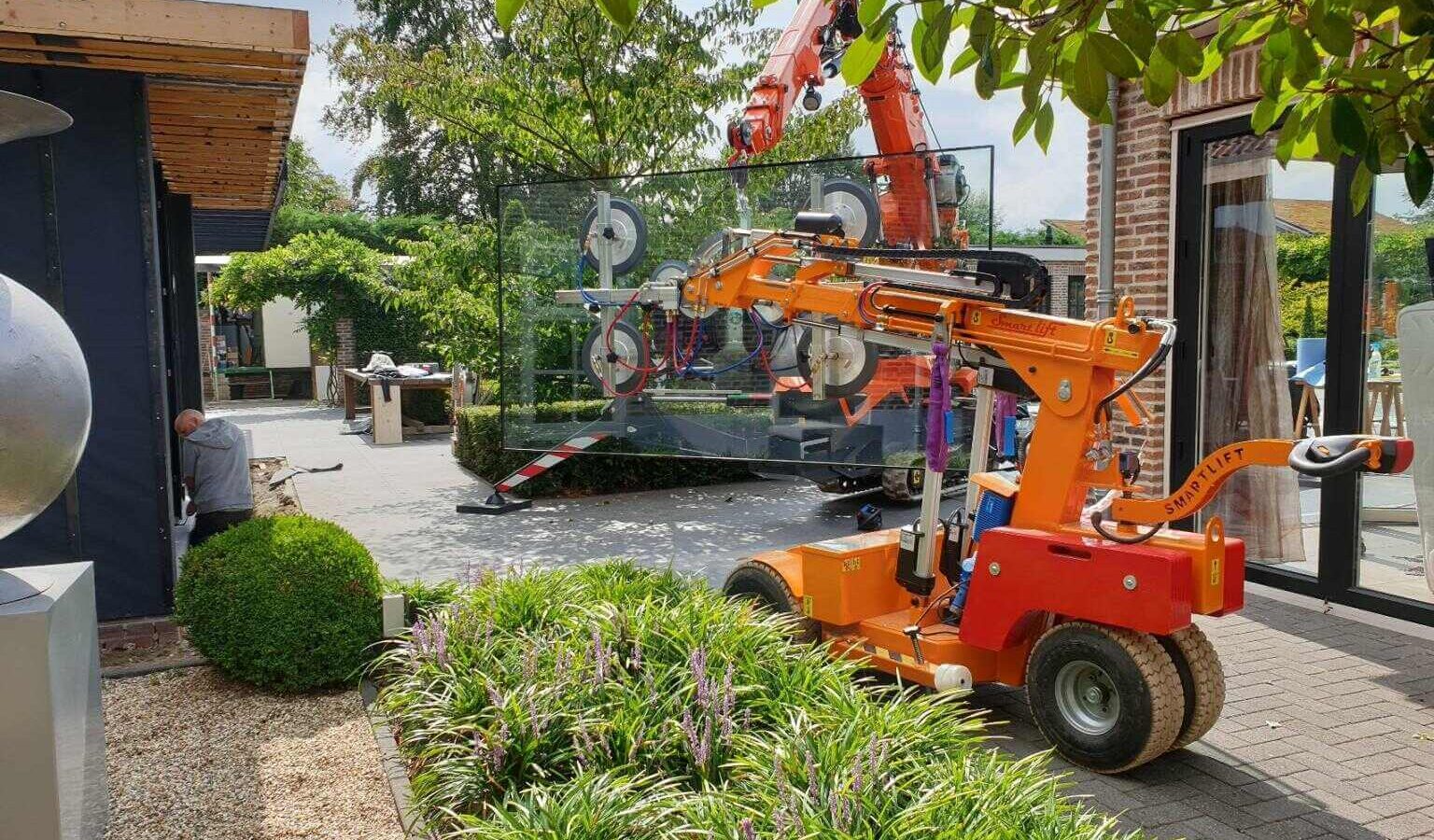 Smartlift voor glas en puien