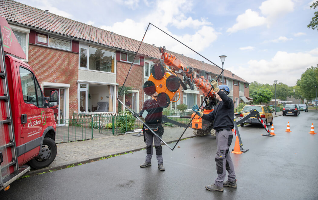 Glashandel van der Scheer - Jekko SPX 532 minihijskraan